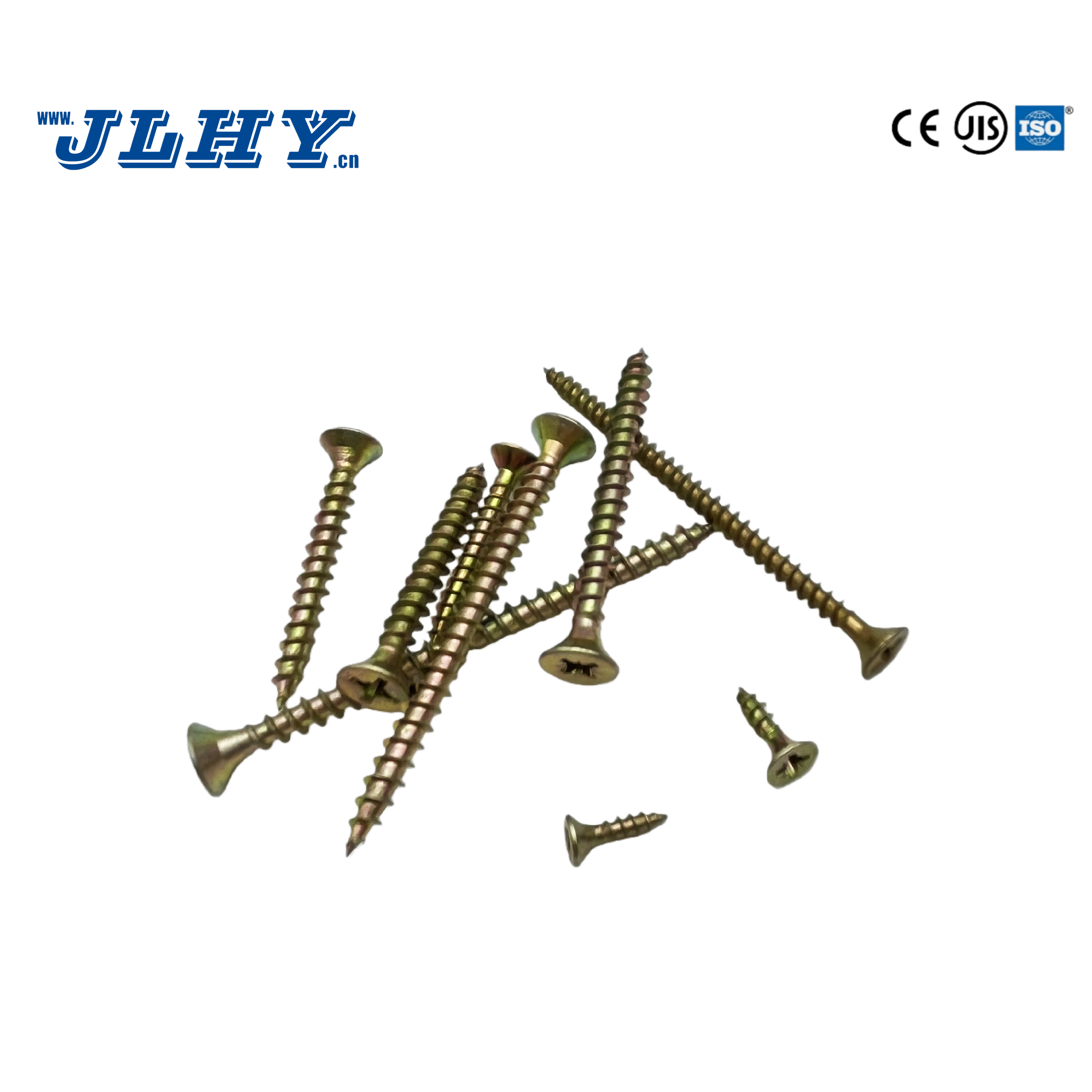 Chipboard Screws Yellow Zinc Furniture Assembly
