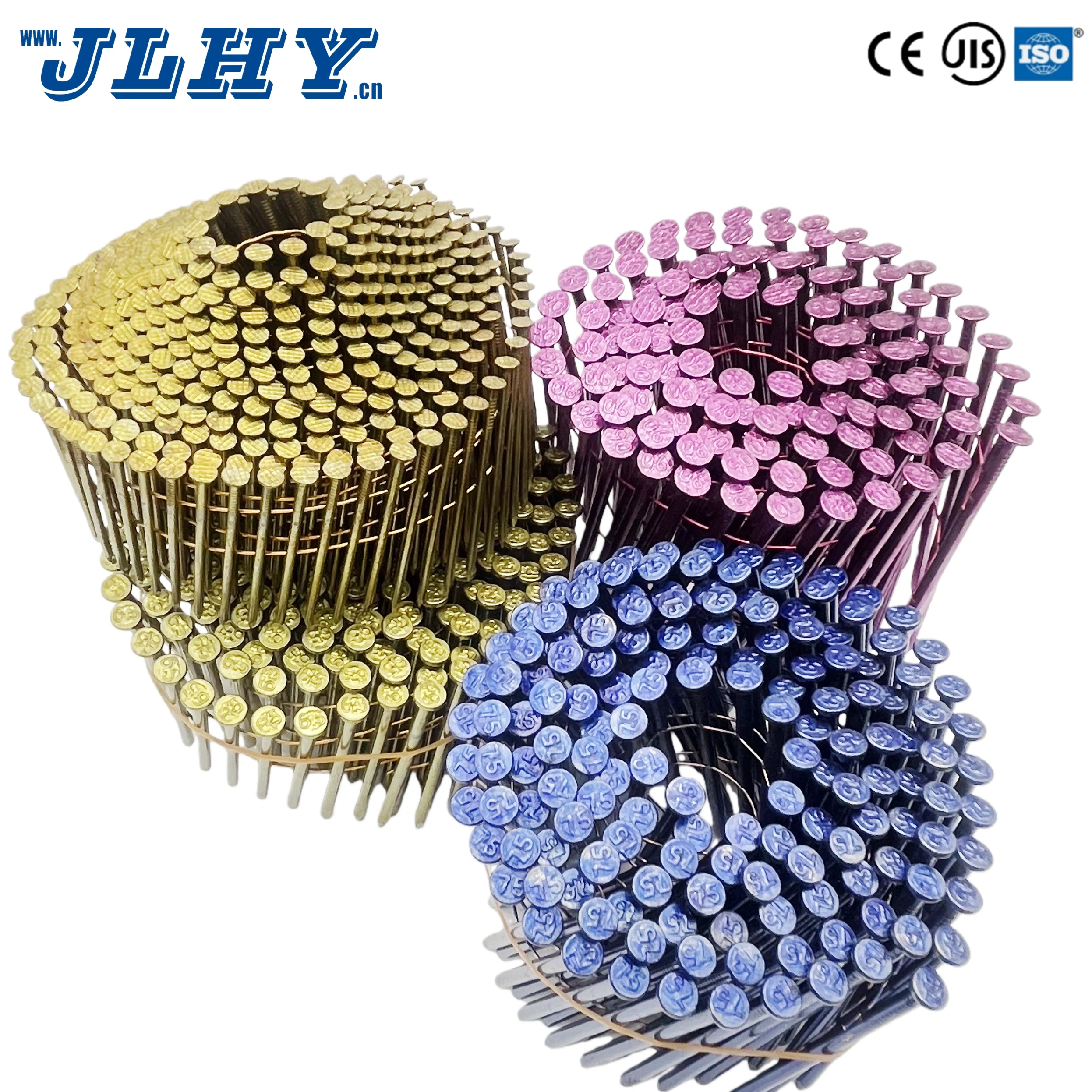Coil Nails for Pneumatic Nail Gun Construction Use