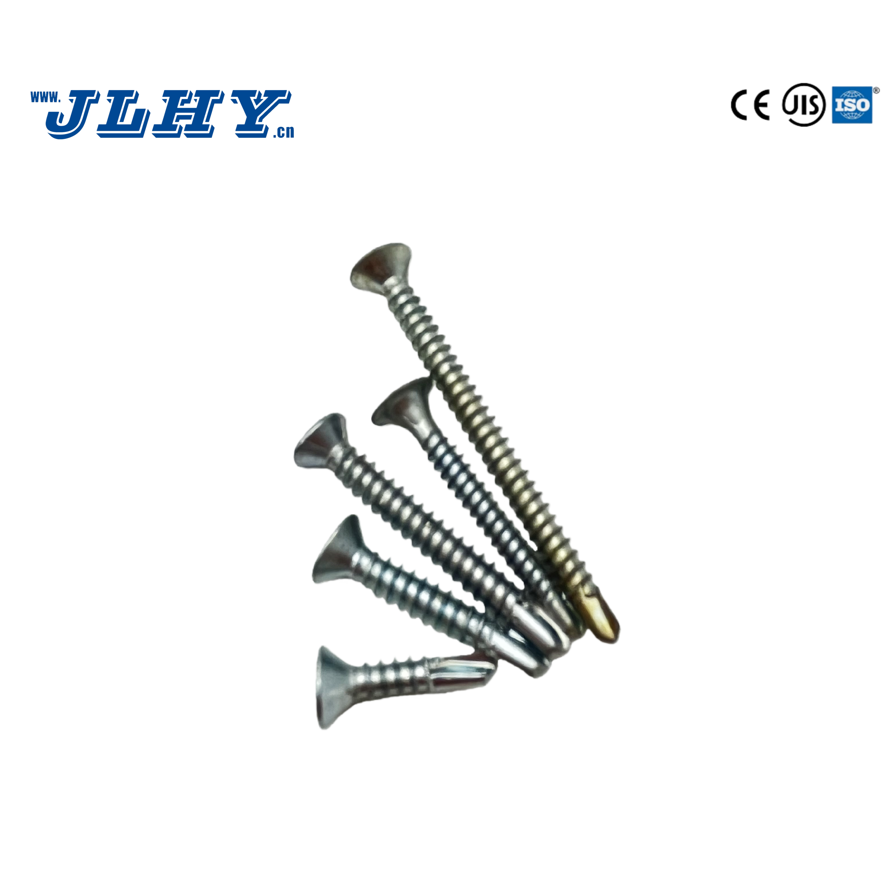 Self Tapping Screws Countersunk Flat Head Industrial Grade