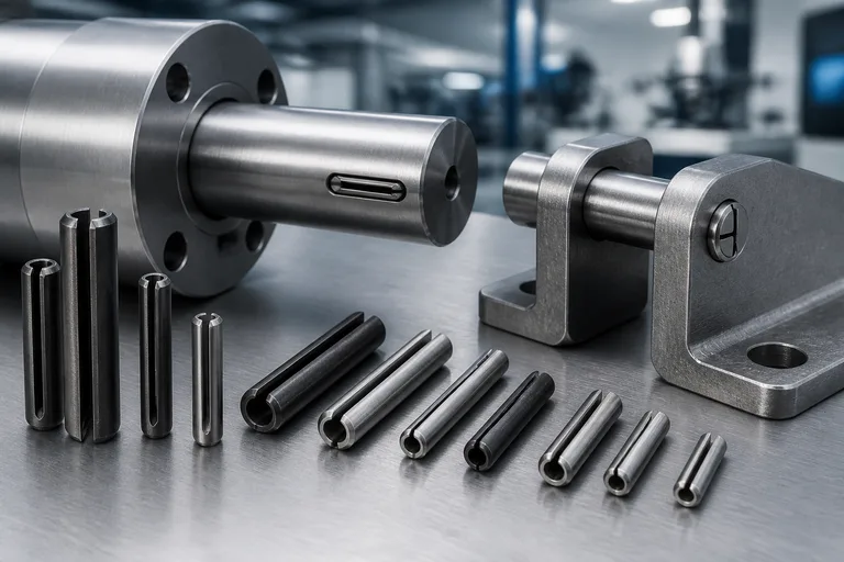 Slotted Spring Pins for Industrial Fastening, Alignment and Retention