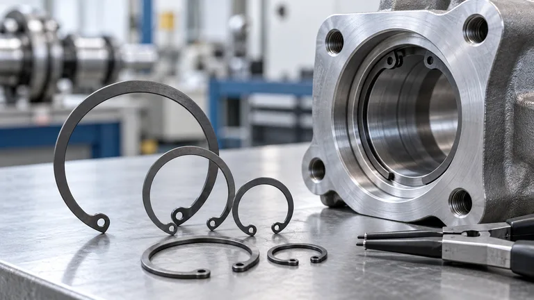 Internal Retaining Rings DIN 472 for Bore Fixing and Industrial Assembly Procurement
