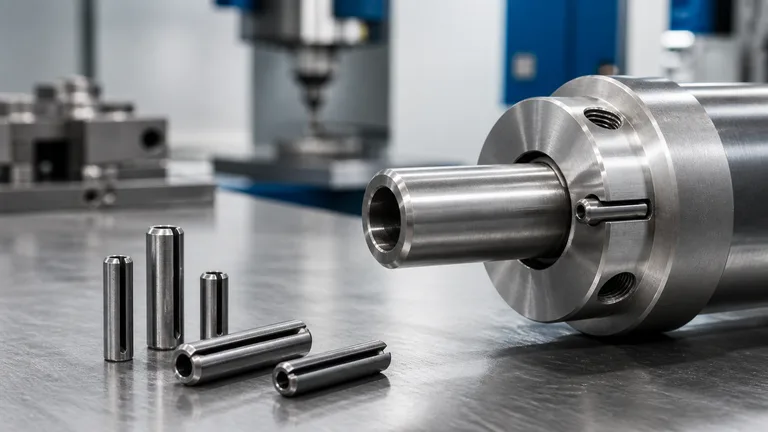 Slotted Spring Pins for Industrial Fastening, Alignment and Retention